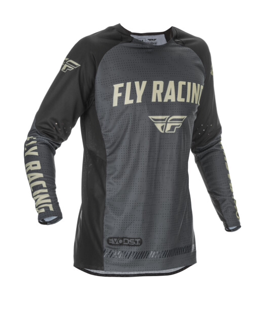 Футболка для мотокросса FLY RACING EVOLUTION DST черная/серая (2020)  M