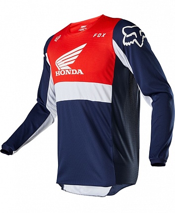 Мотоджерси Fox 180 Honda темно-синее / красное M (23929-248-M)
