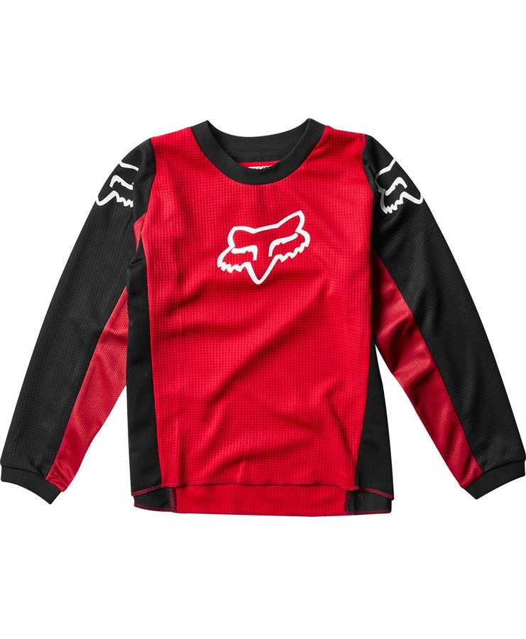 Мотоджерси детская Fox 180 Prix Kids Jersey красное KM (23966-122-KM)