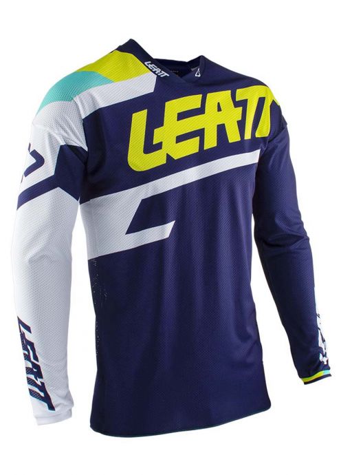 Мотоджерси Leatt GPX 4.5 Lite Jersey синее XL (5020001233)
