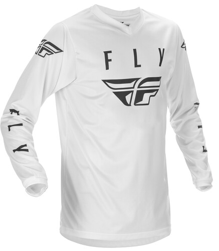 Джерси FLY RACING UNIVERSAL белая/черная 2021 L