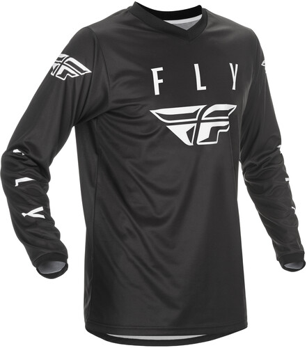 Джерси FLY RACING UNIVERSAL черная/белая  2021  5XL