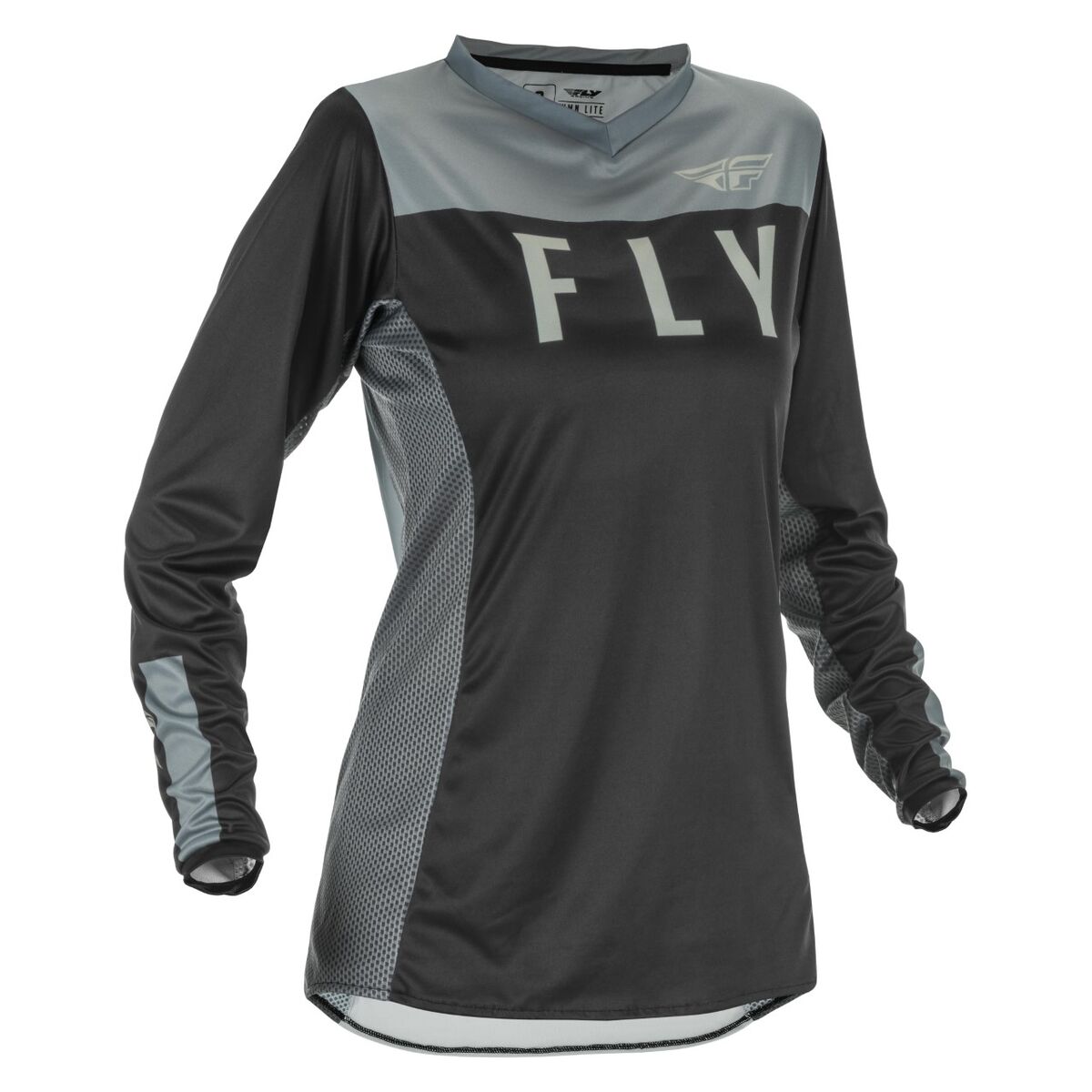 Джерси женская FLY RACING WOMEN'S LITE черная/серая 2021 S