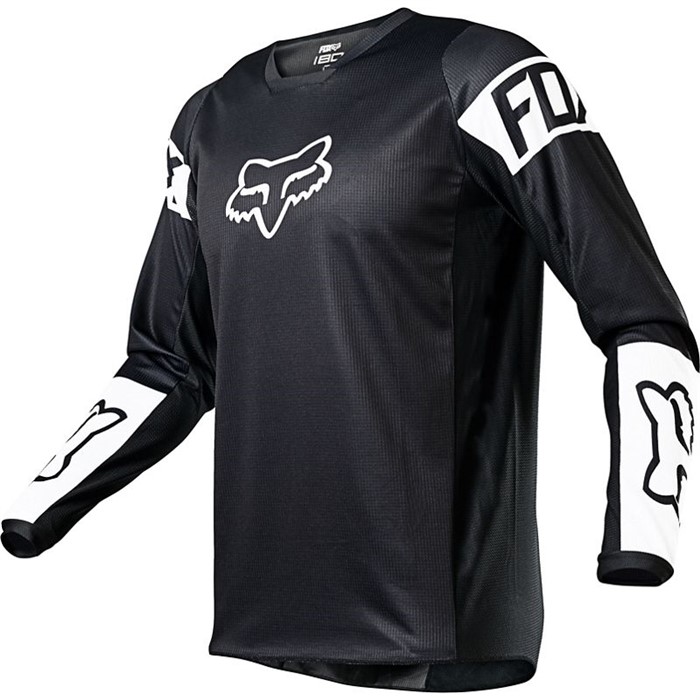 Мотоджерси подростковая Fox 180 Revn Youth Jersey (Black/White, YXL, 2021 (25862-018-YXL))