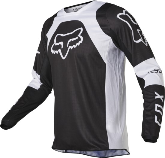 Мотоджерси Fox 180 Lux Jersey (Black/White, L, 2022 (28144-018-L))