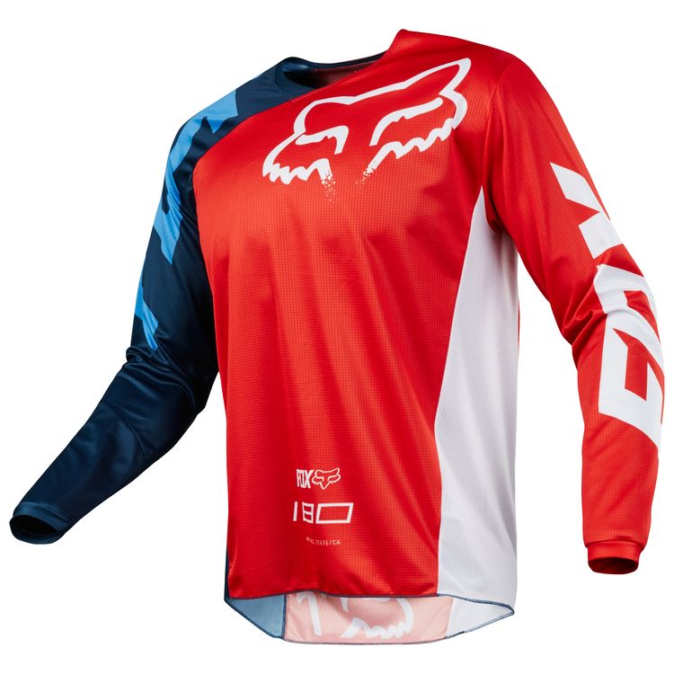Мотоджерси Fox 180 Race Jersey красное S (17253-003-S)