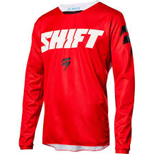 Мотоджерси Shift White Ninety Seven Jersey красное S (19323-003-S)
