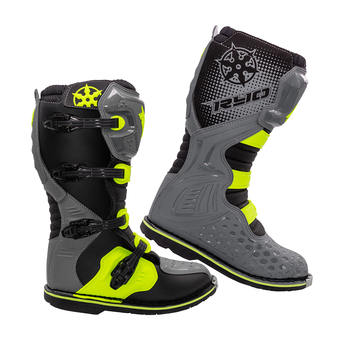 Мотоботы RYO Racing MX3, серый (Серый, 42, 304402-4)