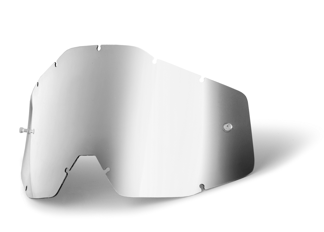 Линза зеркальная 100% RC/AC/ST Anti-Fog Silver