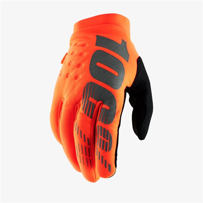 Мотоперчатки подростковые 100% Brisker Youth Glove (Fluo Orange, S, 2021 (10016-260-04))