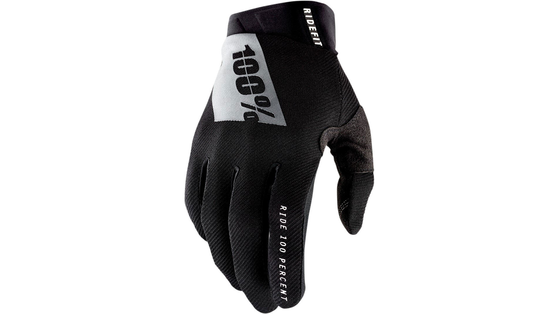 Мотоперчатки 100% Ridefit Glove (Black/White, L, 2022 (10010-00002))