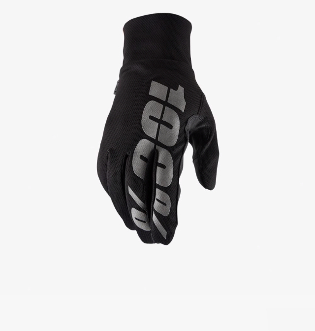 Мотоперчатки 100% Hydromatic Waterproof Glove Black L (10011-001-12)
