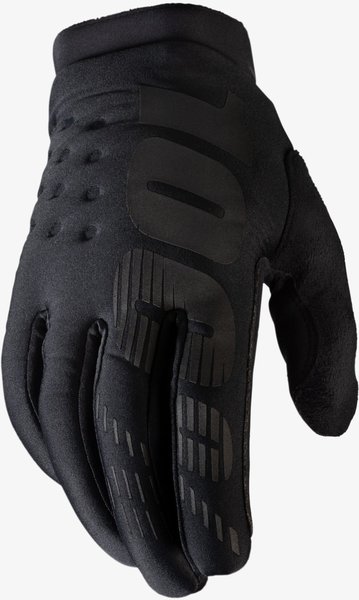 Мотоперчатки 100% Brisker Glove Black/Grey S (10016-057-10)