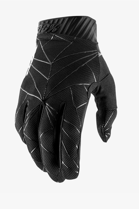 Мотоперчатки 100% Ridefit Glove Black/White M (10014-251-11)