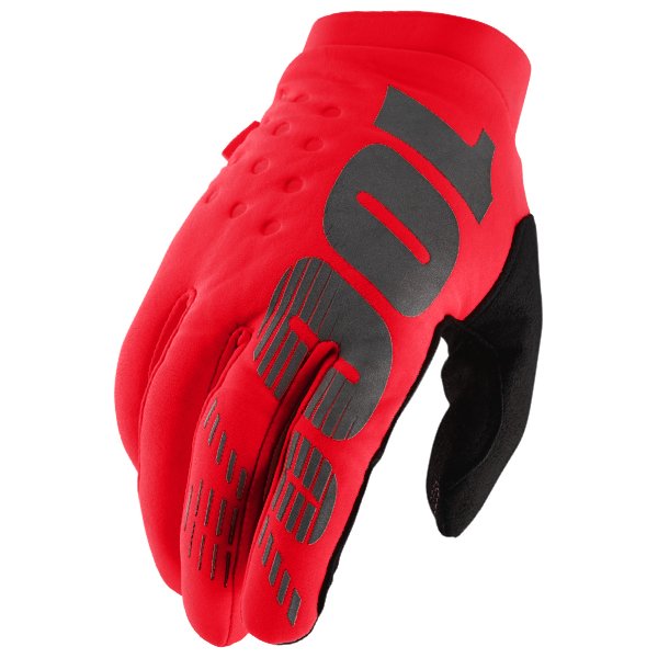 Мотоперчатки 100% Brisker Glove (Red, M, 2021 (10016-003-11))
