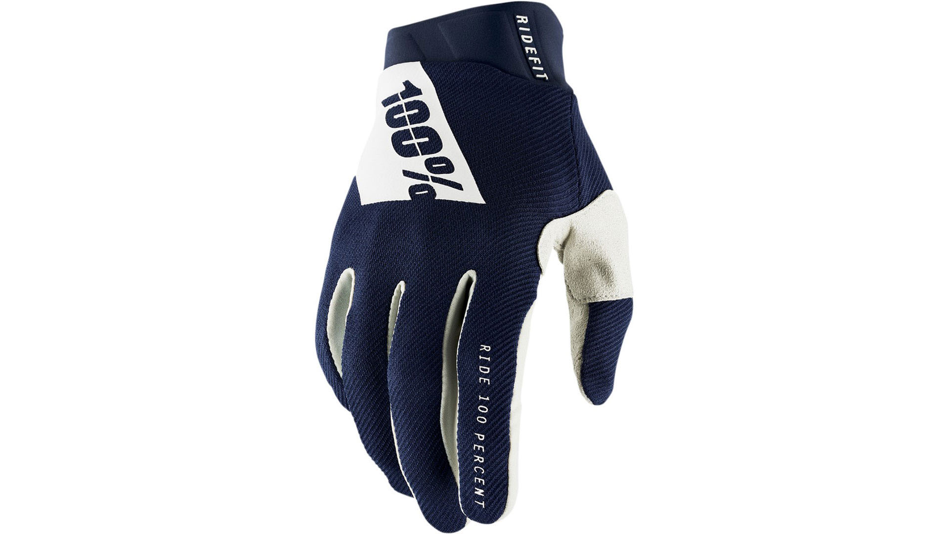 Мотоперчатки 100% Ridefit Glove (Navy, L, 2022 (10010-00027))
