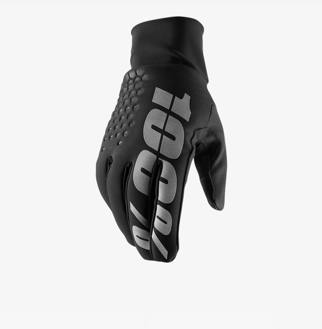 Мотоперчатки 100% Brisker Glove Black/Grey, S, 2020 (10016-057-10)