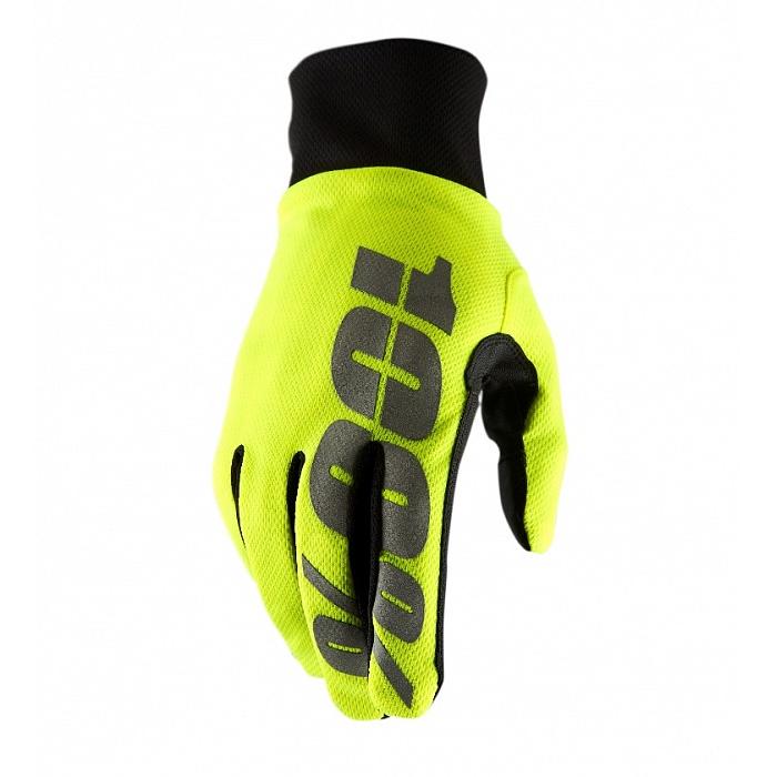 Мотоперчатки 100% Hydromatic Waterproof Glove Neon Yellow XL (10011-004-13)