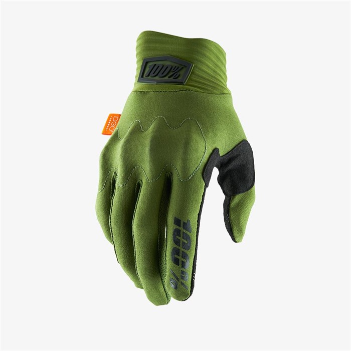Мотоперчатки 100% Cognito D3O Glove (Army Green/Black, S, 2021 (10013-216-10))