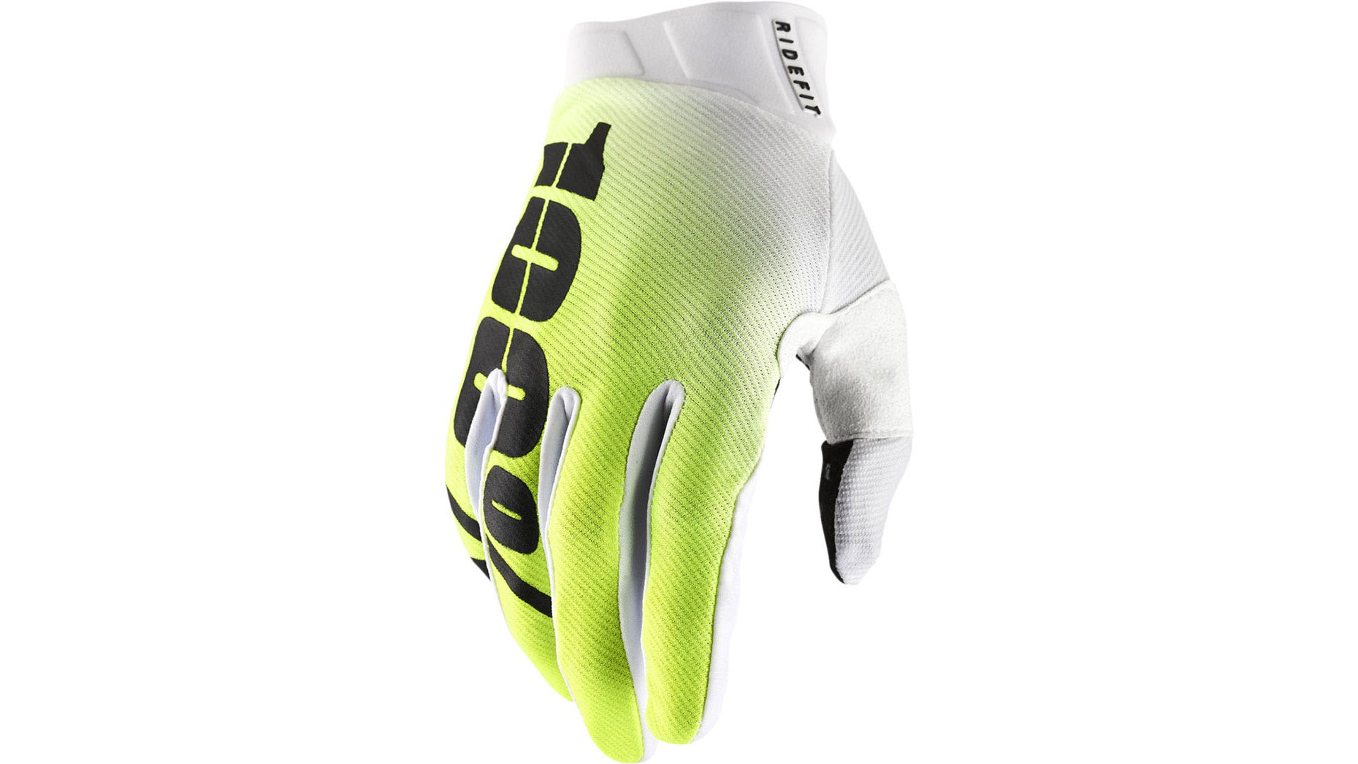 Мотоперчатки 100% Ridefit Glove (Korp Yellow, L, 2022 (10010-00017))