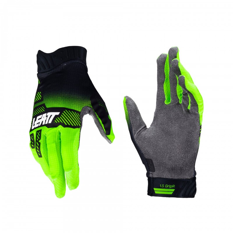 Мотоперчатки подростковые Leatt Moto 1.5 Jr Glove (Lime, S, 2024 (6024090340)
