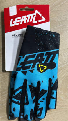 Мотоперчатки Leatt 1.5 GripR Черный/Синий Размер L