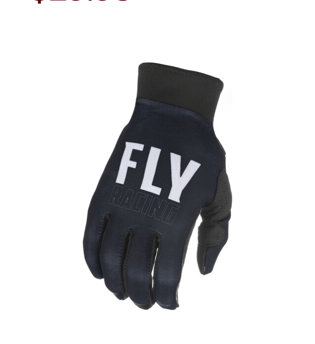 Перчатки FLY RACING PRO LITE черные/белые (2021) 12