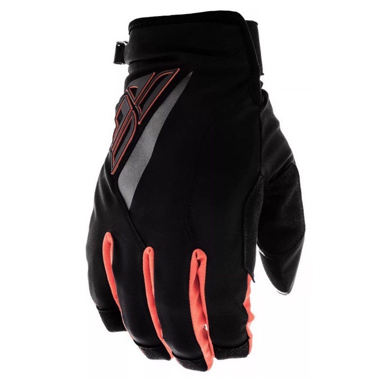 Перчатки FLY RACING TITLE черные/оранжевые (2018)  6