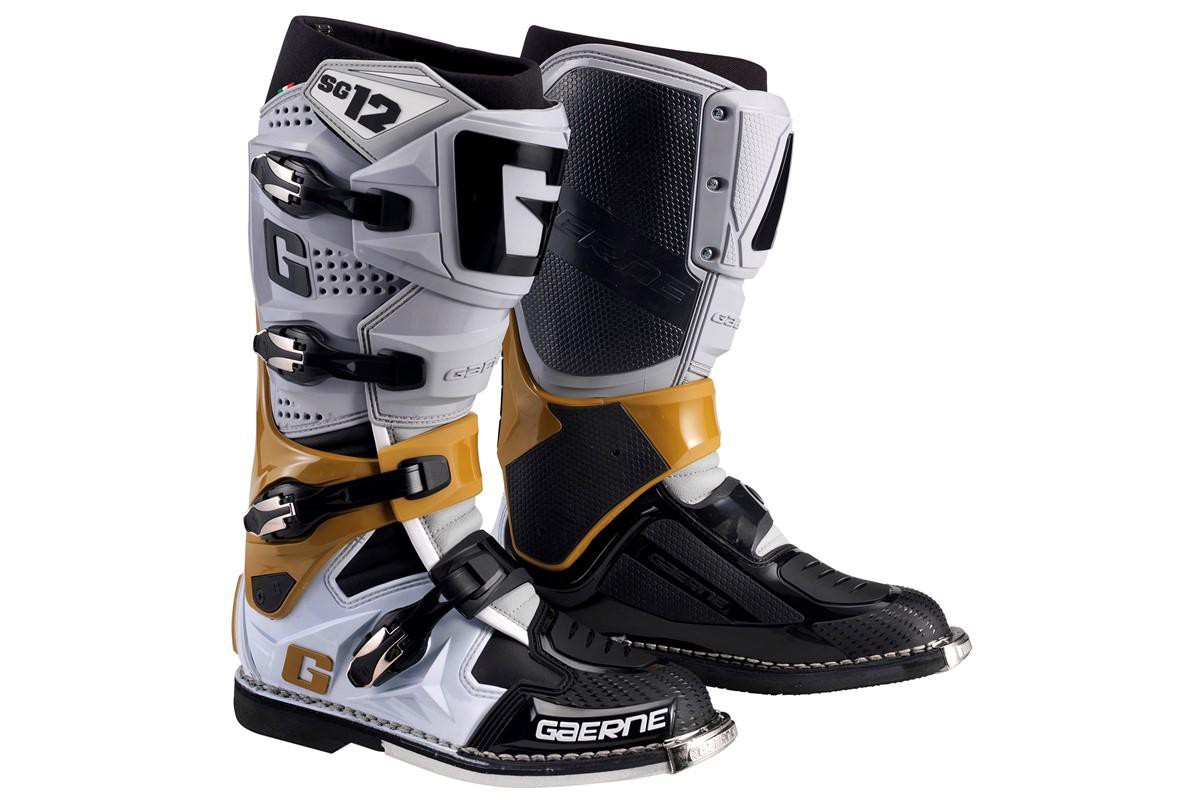 Мотоботы Gaerne SG12 серо-белые 44