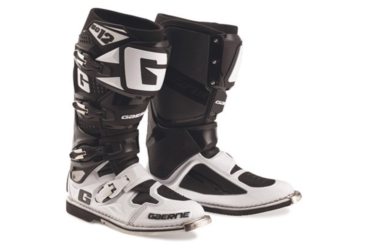 Мотоботы Gaerne SG12 бело-черные 42