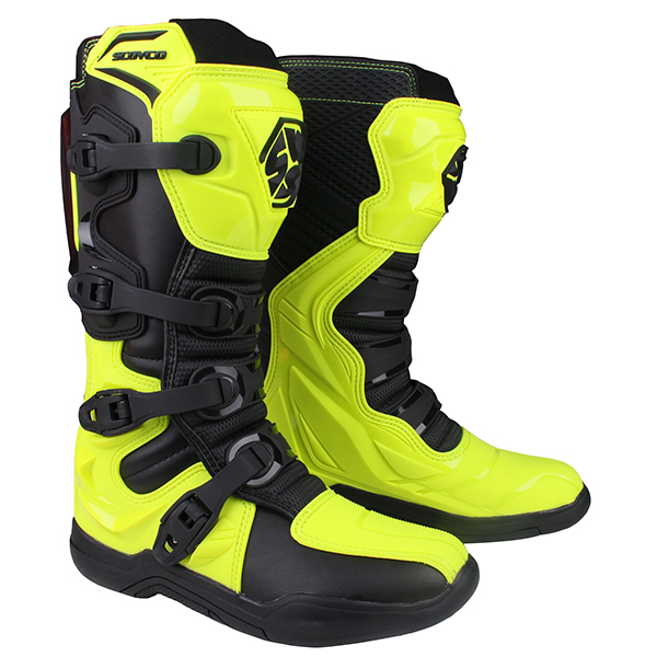 Мотоботы Scoyco MBM003 высокие желтые 43