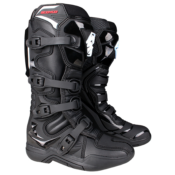 Мотоботы Scoyco MBM003 высокие черные 39