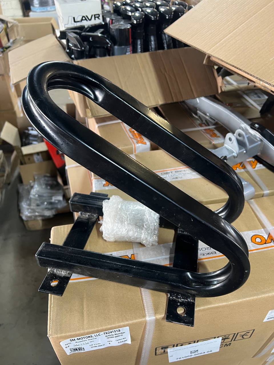 Ловушка колеса для мотоцикла в прицеп/фургон сталь