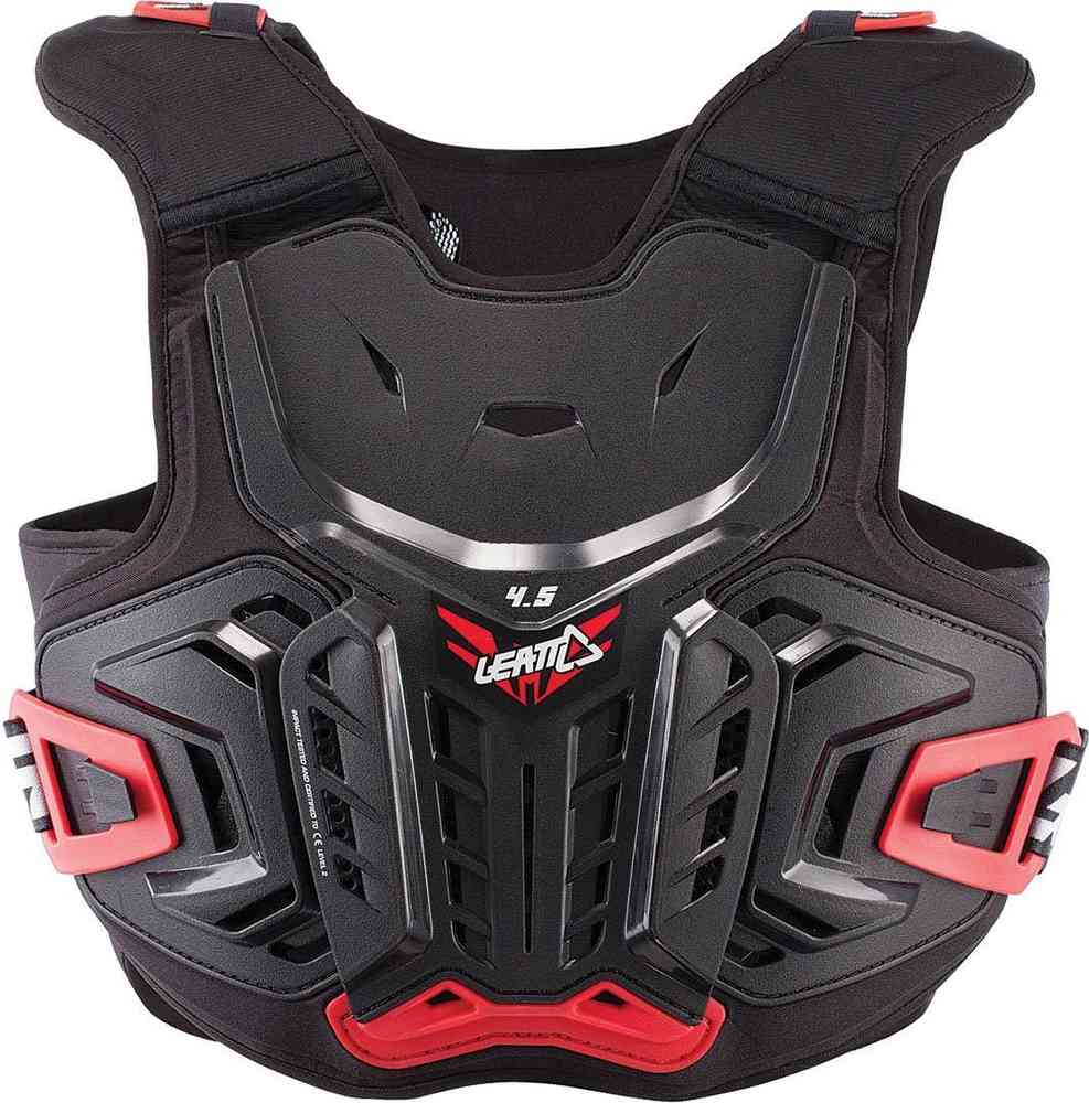 Защита панцирь подростковый Leatt Chest Protector 4.5 Junior Black/Red L/XL (147-159) (5017120121)