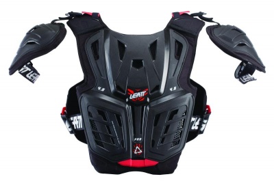 Защита панцирь подростковый Leatt Chest Protector 4.5 Pro Junior черная / красная L/XL (147-159) 5017120131