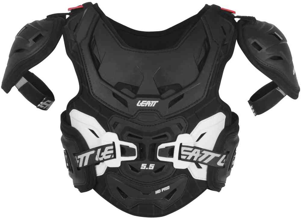 Защита панцирь подростковый Leatt Chest Protector 5.5 Pro HDJunior (134-159) черная / белая (5014210131)