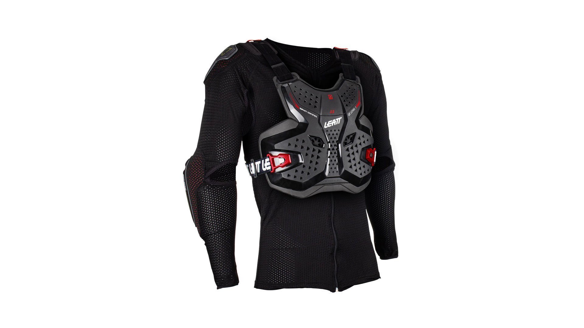 Защита панцирь подростковый Leatt Body Protector 3.5 Junior (Black/Red, L/XL, 2024 (5023050951))