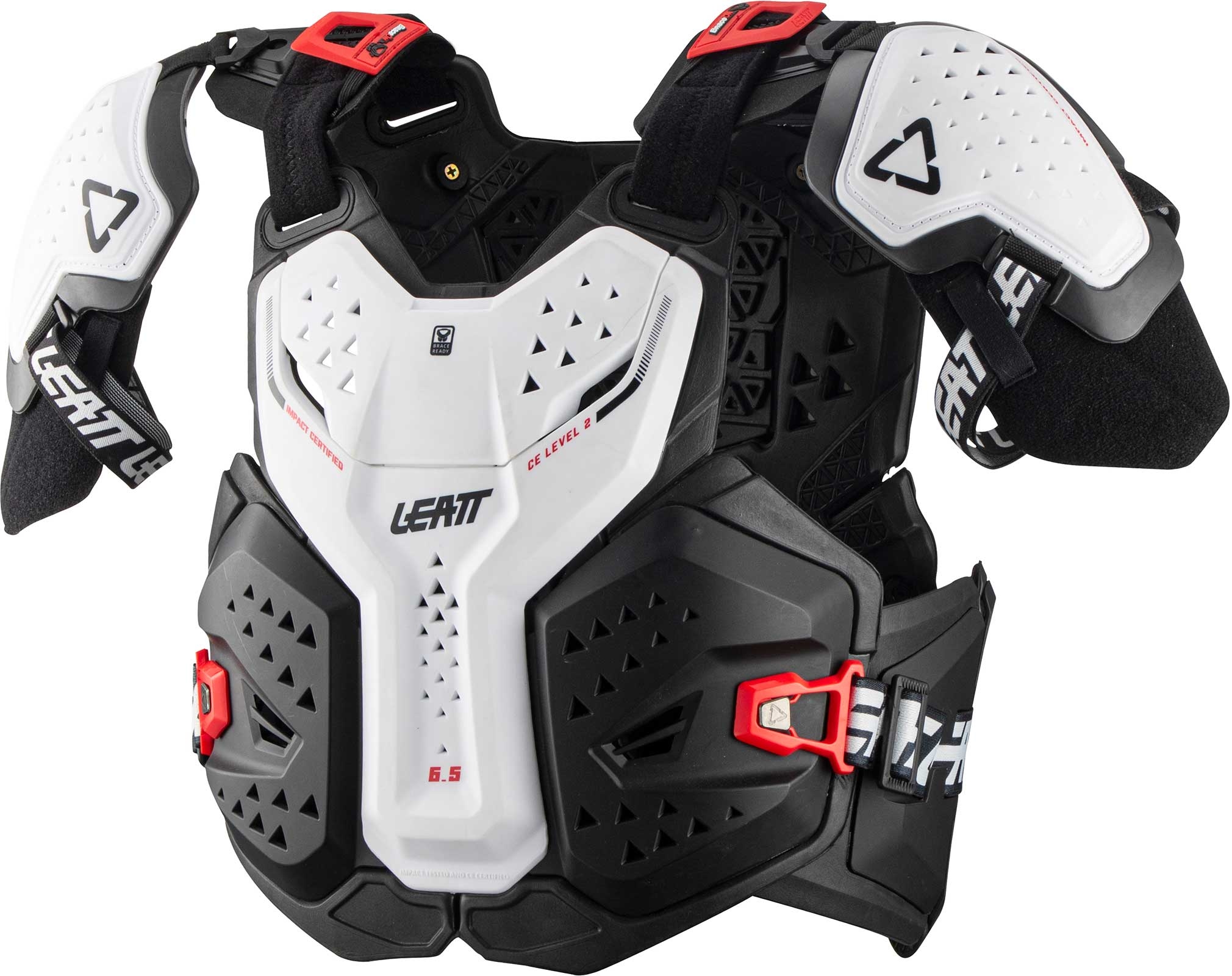 Защита панцирь Leatt Chest Protector 6.5 Pro (White, S/M, 2025 (5021400220))