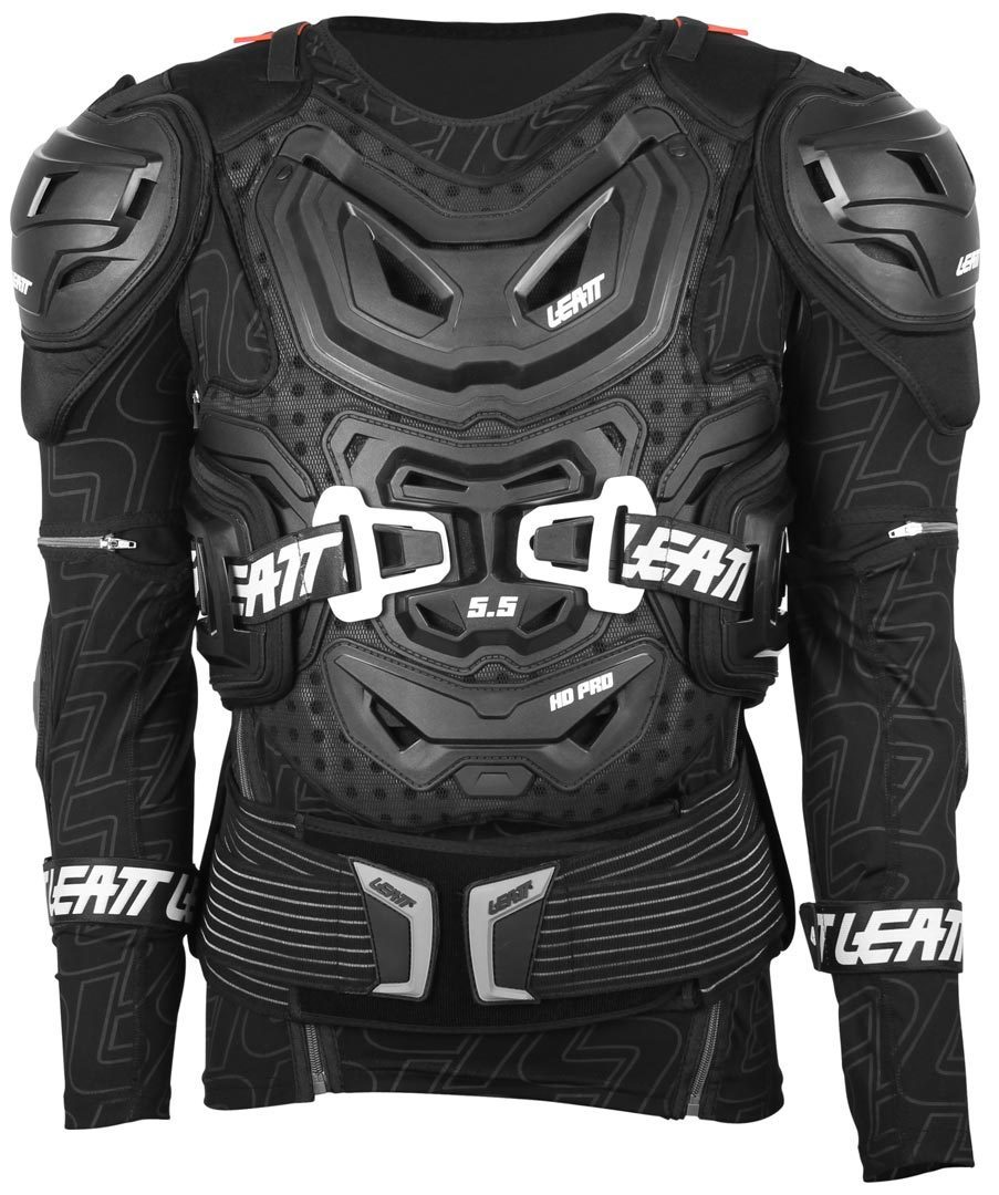 Защита панцирь Leatt Body Protector 5.5 черная, S/M, 2021 (5015400100)