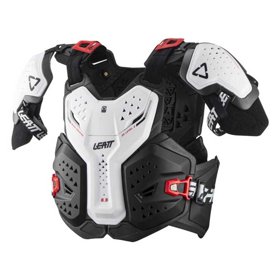 Защита панцирь Leatt Chest Protector 6.5 Pro белая, S/M, 2021 (5021400220)