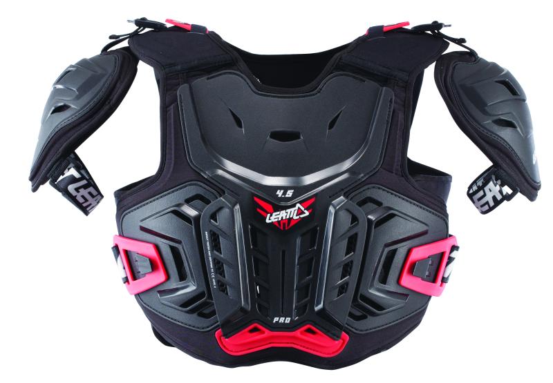 Защита панцирь подростковый Leatt Chest Protector 4.5 Pro Junior (Black/Red, S/M, 2024 (5017120130))