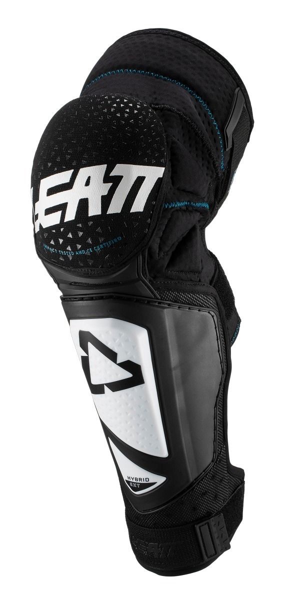 Наколенники подростковые Leatt 3DF Hybrid Knee & Shin Guard EXT Junior (White/Black, OS, 2022 (5019410190))