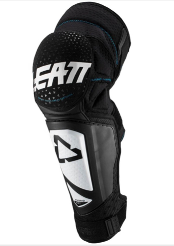 Наколенники подростковые Leatt 3DF Hybrid Knee & Shin Guard EXT Junior White/Black, OS, 2021 (5019410190)