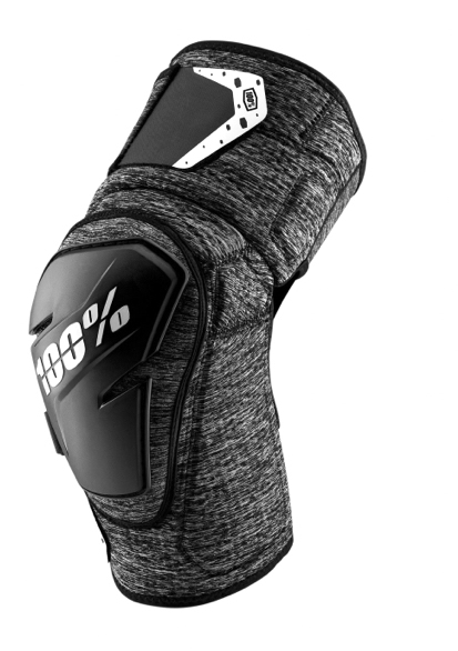 Наколенники 100% Fortis Knee Guards Grey Heather/Black S/M
