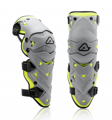 Наколенники шарнирные Acerbis IMPACT EVO 3.0 KNEE Grey/Yellow ,  <>
