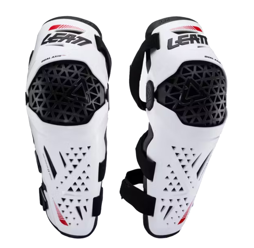 Наколенники Leatt Dual Axis Pro Knee & Shin Guard (White, L/XL, 2025 (5024060831))