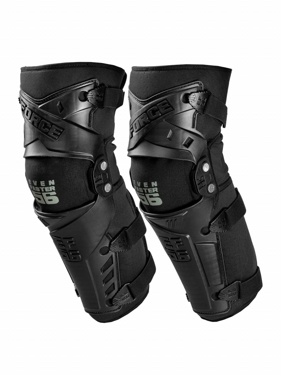 Наколенники Force размер M-L (Черный/Хаки)