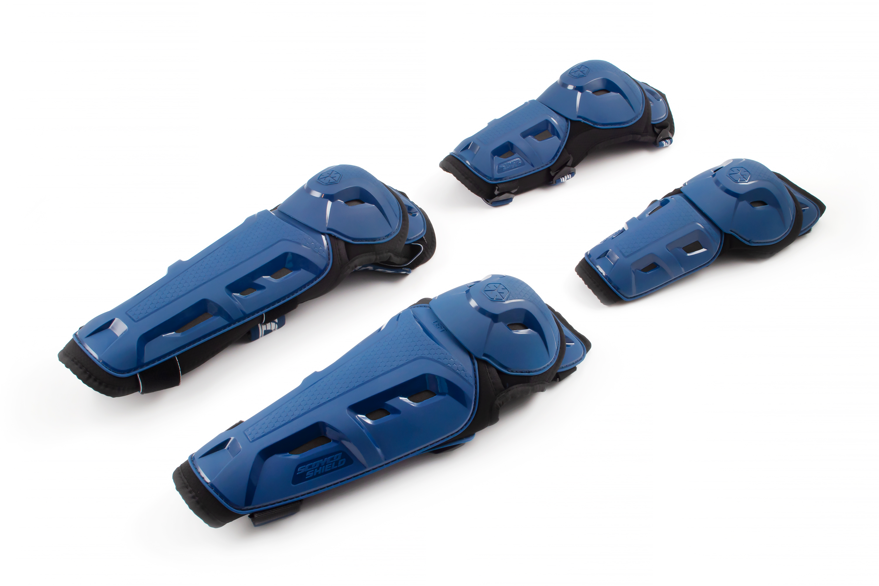 Комплект наколенники+налокотники Scoyco K26H26 синие S