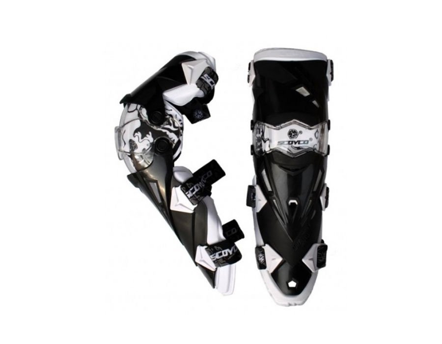 Наколенники шарнирные Scoyco K12 белые