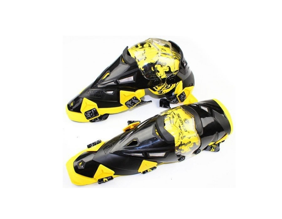 Наколенники шарнирные Scoyco K12 желтые